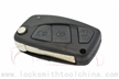 Fiat 3-button Remote Key Casing (no l...