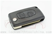Citroen 2-button flip remote key shell