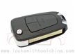 Chevrolet 3-button Flip Remote Key Ca...