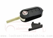 Fiat 3 button flip remote key shell (...