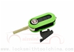 Fiat 3 button flip remote key shell (...