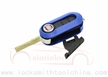 Fiat 3-button flip remote key shell