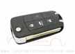 Nissan Sunny 4-button flip remote key...