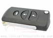 Chrysler 3-button flip remote key shell