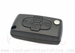 Citroen Peugeot 4-button flip remote ...