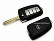 Nissan 4 button folding key shell