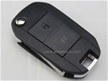 Citroen 2-button flip remote key shel...