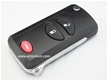 Chrysler 3-button flip remote key shell