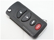 Chrysler 4-button flip remote key shell