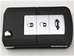Mitsubishi 3-button flip remote key s...